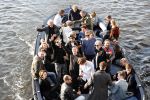 Amsterdam 9 mei 2019
Surpisefeestje voor Ruud de Wild georganiseerd door zijn ex vrouw Aafke.
Olcay Gulsen is eer natuurlijk bij. ze gingen varen met boot op grachten Amsterdam.