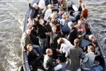 Amsterdam 9 mei 2019
Surpisefeestje voor Ruud de Wild georganiseerd door zijn ex vrouw Aafke.
Olcay Gulsen is eer natuurlijk bij. ze gingen varen met boot op grachten Amsterdam.