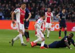 Amsterdam, 31 Maart 2019 AJAX-PSV, eindstand 3-1
Steven Bergwijn Dusan Tadic en Nico Tagliafico