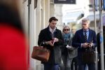 Amsterdam 1 april 2019
Thierry Baudet met â€¦. op straat in Amsterdam.