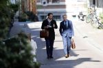 Amsterdam 1 april 2019
Thierry Baudet met â€¦. op straat in Amsterdam.