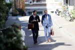 Amsterdam 1 april 2019
Thierry Baudet met â€¦. op straat in Amsterdam.