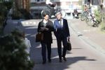 Amsterdam 1 april 2019
Thierry Baudet met â€¦. op straat in Amsterdam.