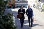 Amsterdam 1 april 2019
Thierry Baudet met â€¦. op straat in Amsterdam.