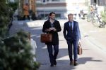 Amsterdam 1 april 2019
Thierry Baudet met â€¦. op straat in Amsterdam.