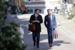 Amsterdam 1 april 2019
Thierry Baudet met â€¦. op straat in Amsterdam.