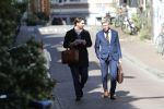 Amsterdam 1 april 2019
Thierry Baudet met â€¦. op straat in Amsterdam.