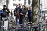 Amsterdam 1 april 2019
Thierry Baudet met â€¦. op straat in Amsterdam.