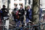 Amsterdam 1 april 2019
Thierry Baudet met â€¦. op straat in Amsterdam.