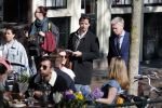 Amsterdam 1 april 2019
Thierry Baudet met â€¦. op straat in Amsterdam.