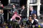 Amsterdam 1 april 2019
Thierry Baudet met â€¦. op straat in Amsterdam.