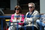 Amsterdam 11 mei 2019
Tom Egbers en Janke Dekker op terras op de beethovenstraat.