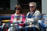 Amsterdam 11 mei 2019
Tom Egbers en Janke Dekker op terras op de beethovenstraat.