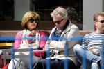 Amsterdam 11 mei 2019
Tom Egbers en Janke Dekker op terras op de beethovenstraat.