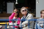 Amsterdam 11 mei 2019
Tom Egbers en Janke Dekker op terras op de beethovenstraat.