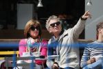 Amsterdam 11 mei 2019
Tom Egbers en Janke Dekker op terras op de beethovenstraat.