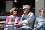 Amsterdam 11 mei 2019
Tom Egbers en Janke Dekker op terras op de beethovenstraat.