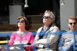 Amsterdam 11 mei 2019
Tom Egbers en Janke Dekker op terras op de beethovenstraat.
