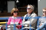 Amsterdam 11 mei 2019
Tom Egbers en Janke Dekker op terras op de beethovenstraat.