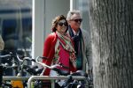 Amsterdam 11 mei 2019
Tom Egbers en Janke Dekker op terras op de beethovenstraat.