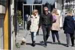 Amsterdam 11 april 2019
Wendy v Dijk met haar man Erland Galjaard en hun hondje in Amsterdam zuid.