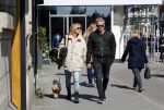 Amsterdam 11 april 2019
Wendy v Dijk met haar man Erland Galjaard en hun hondje in Amsterdam zuid.