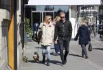 Amsterdam 11 april 2019
Wendy v Dijk met haar man Erland Galjaard en hun hondje in Amsterdam zuid.