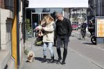 Amsterdam 11 april 2019
Wendy v Dijk met haar man Erland Galjaard en hun hondje in Amsterdam zuid.