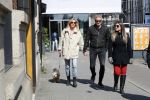 Amsterdam 11 april 2019
Wendy v Dijk met haar man Erland Galjaard en hun hondje in Amsterdam zuid.