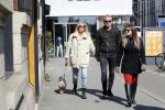 Amsterdam 11 april 2019
Wendy v Dijk met haar man Erland Galjaard en hun hondje in Amsterdam zuid.
