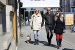 Amsterdam 11 april 2019
Wendy v Dijk met haar man Erland Galjaard en hun hondje in Amsterdam zuid.