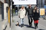 Amsterdam 11 april 2019
Wendy v Dijk met haar man Erland Galjaard en hun hondje in Amsterdam zuid.