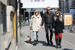Amsterdam 11 april 2019
Wendy v Dijk met haar man Erland Galjaard en hun hondje in Amsterdam zuid.