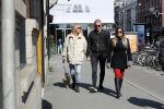 Amsterdam 11 april 2019
Wendy v Dijk met haar man Erland Galjaard en hun hondje in Amsterdam zuid.