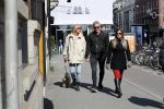 Amsterdam 11 april 2019
Wendy v Dijk met haar man Erland Galjaard en hun hondje in Amsterdam zuid.