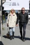 Amsterdam 11 april 2019
Wendy v Dijk met haar man Erland Galjaard en hun hondje in Amsterdam zuid.