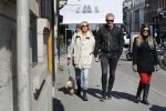 Amsterdam 11 april 2019
Wendy v Dijk met haar man Erland Galjaard en hun hondje in Amsterdam zuid.