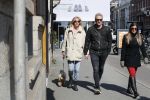 Amsterdam 11 april 2019
Wendy v Dijk met haar man Erland Galjaard en hun hondje in Amsterdam zuid.