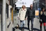 Amsterdam 11 april 2019
Wendy v Dijk met haar man Erland Galjaard en hun hondje in Amsterdam zuid.