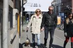 Amsterdam 11 april 2019
Wendy v Dijk met haar man Erland Galjaard en hun hondje in Amsterdam zuid.