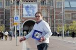 Amsterdam 9 april 2019
Presentatie nieuwe eredivisiebal met Wim v Hanegem in het rijksmuseum.