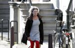 Amsterdam 1 april 2019
Yvonne Kroonenberg wandelen met haar hondje op de utrechtsestraat.