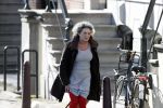 Amsterdam 1 april 2019
Yvonne Kroonenberg wandelen met haar hondje op de utrechtsestraat.