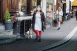 Amsterdam 1 april 2019
Yvonne Kroonenberg wandelen met haar hondje op de utrechtsestraat.