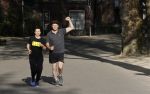 Amsterdam 24 april 2020
Beau en Selly v Erven Dorens aan het hardlopen in het vondelpark.