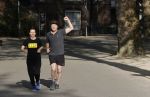 Amsterdam 24 april 2020
Beau en Selly v Erven Dorens aan het hardlopen in het vondelpark.