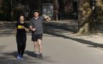 Amsterdam 24 april 2020
Beau en Selly v Erven Dorens aan het hardlopen in het vondelpark.