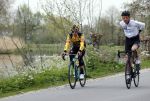 Abcoude 18 april 2020
Dylan Groenewegen , de snelste wielrenner ter wereld aan het trainen in Abcoude .