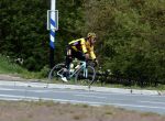 Abcoude 18 april 2020
Dylan Groenewegen , de snelste wielrenner ter wereld aan het trainen in Abcoude .