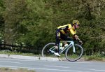 Abcoude 18 april 2020
Dylan Groenewegen , de snelste wielrenner ter wereld aan het trainen in Abcoude .